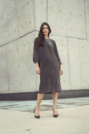 JANELLE DRESS - PLEATED