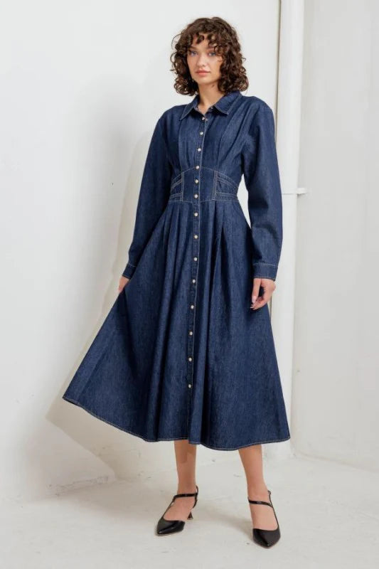 Uptown Denim Dress