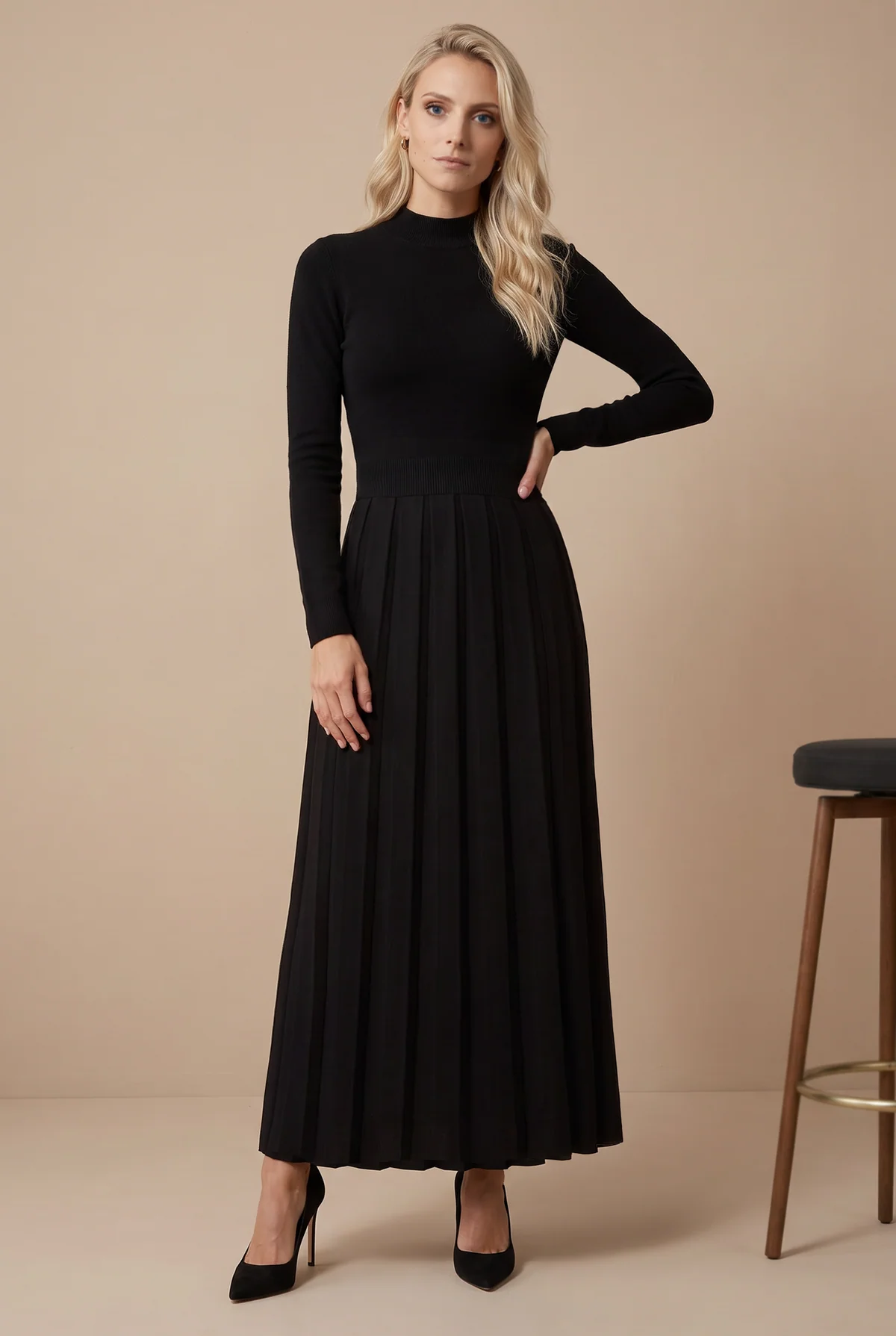 BOX PLEAT MAXI SET