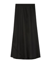 Bliss Satin Slip Skirt Black