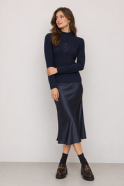 CRESTED CABLEKNIT SWEATER (D16)