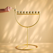 Crescent Menorah mini