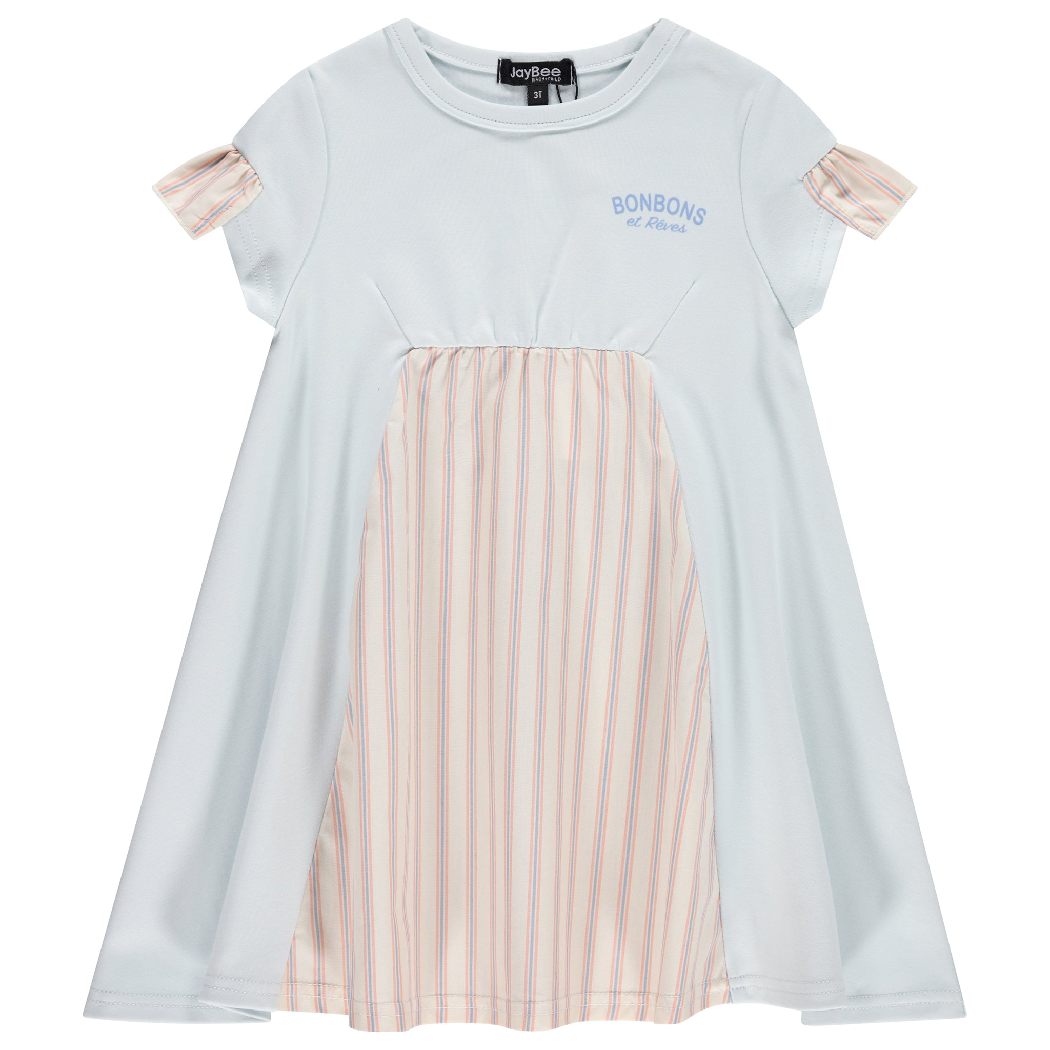 Striped Panel Dress