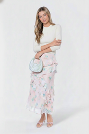 Zella Skirt (Pink/Green)