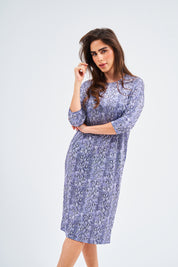 Ultraviolet Square Dress