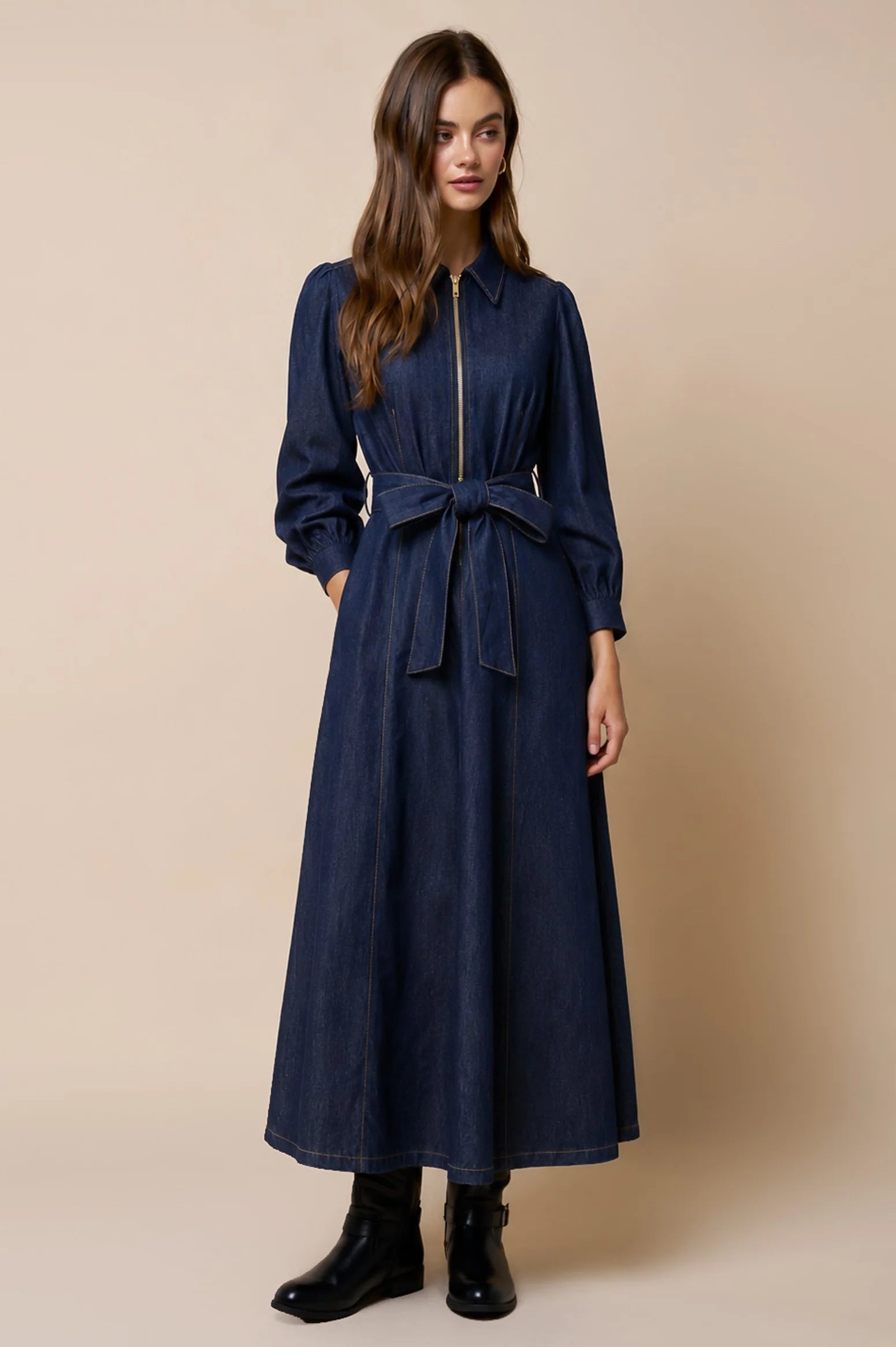 Lennox Denim Dress