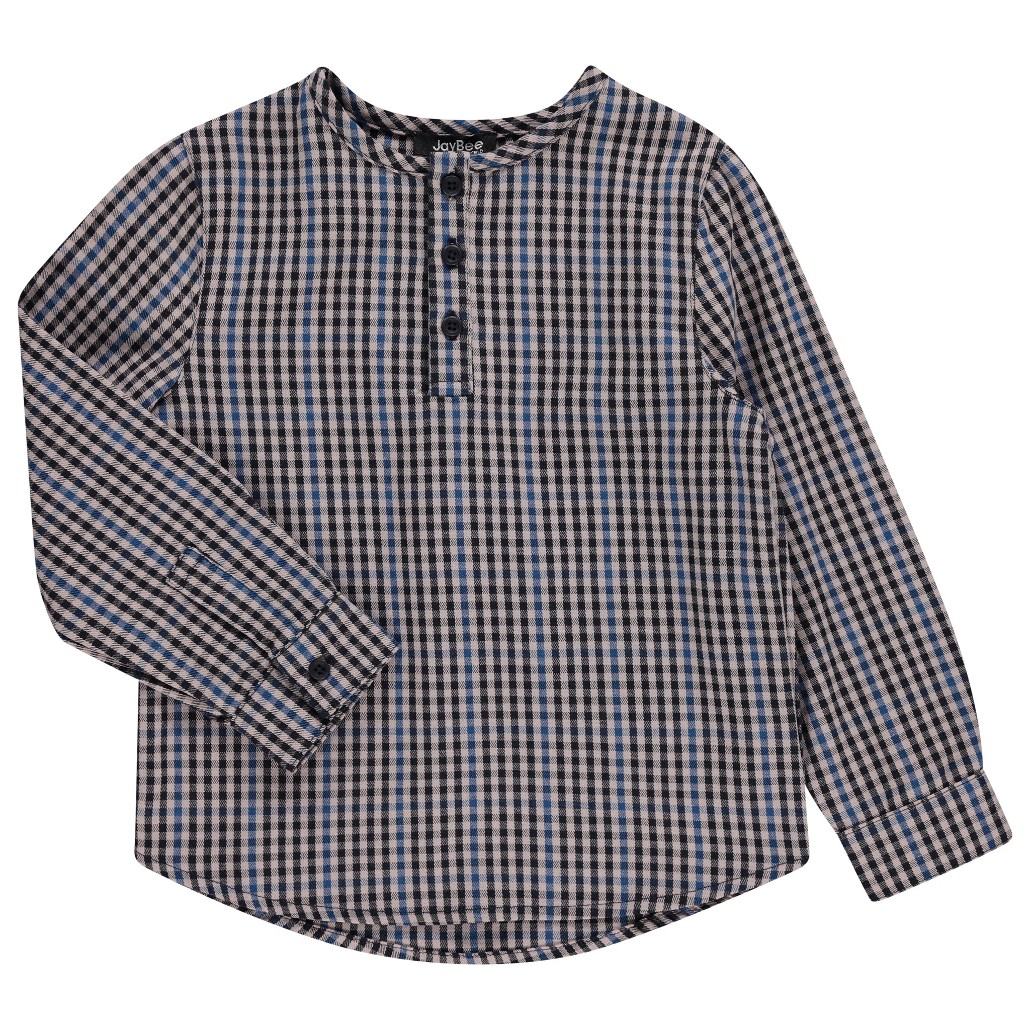 Plaid Henley Shirt