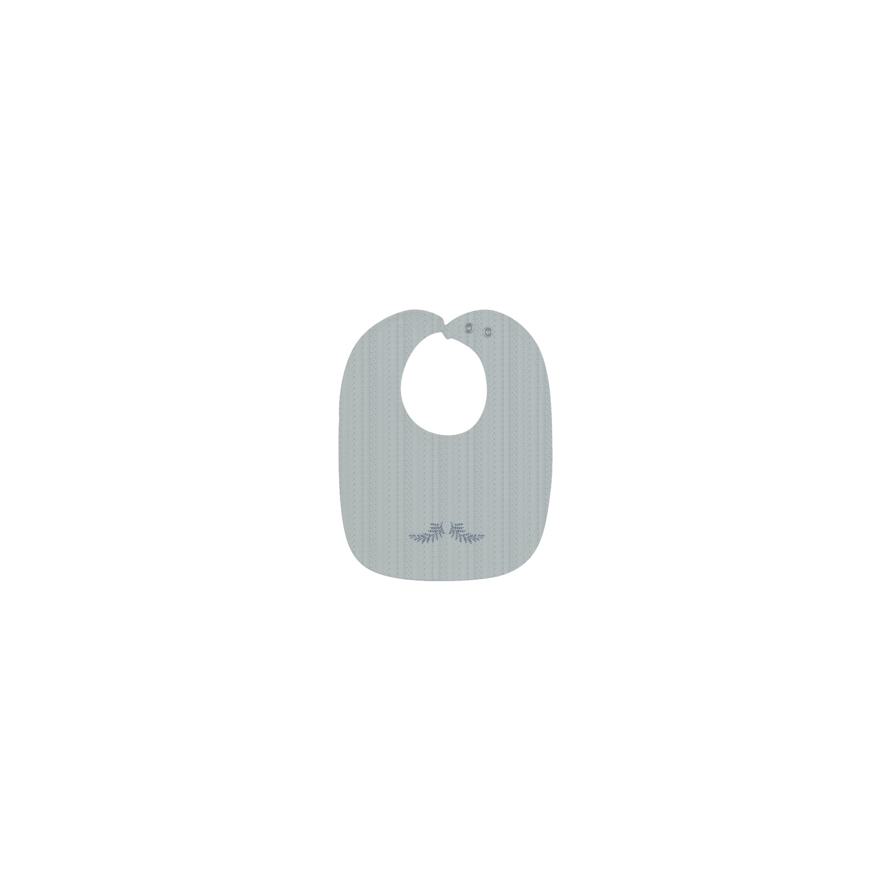 Organic Embroidered Collar Collection - Blue Leaf