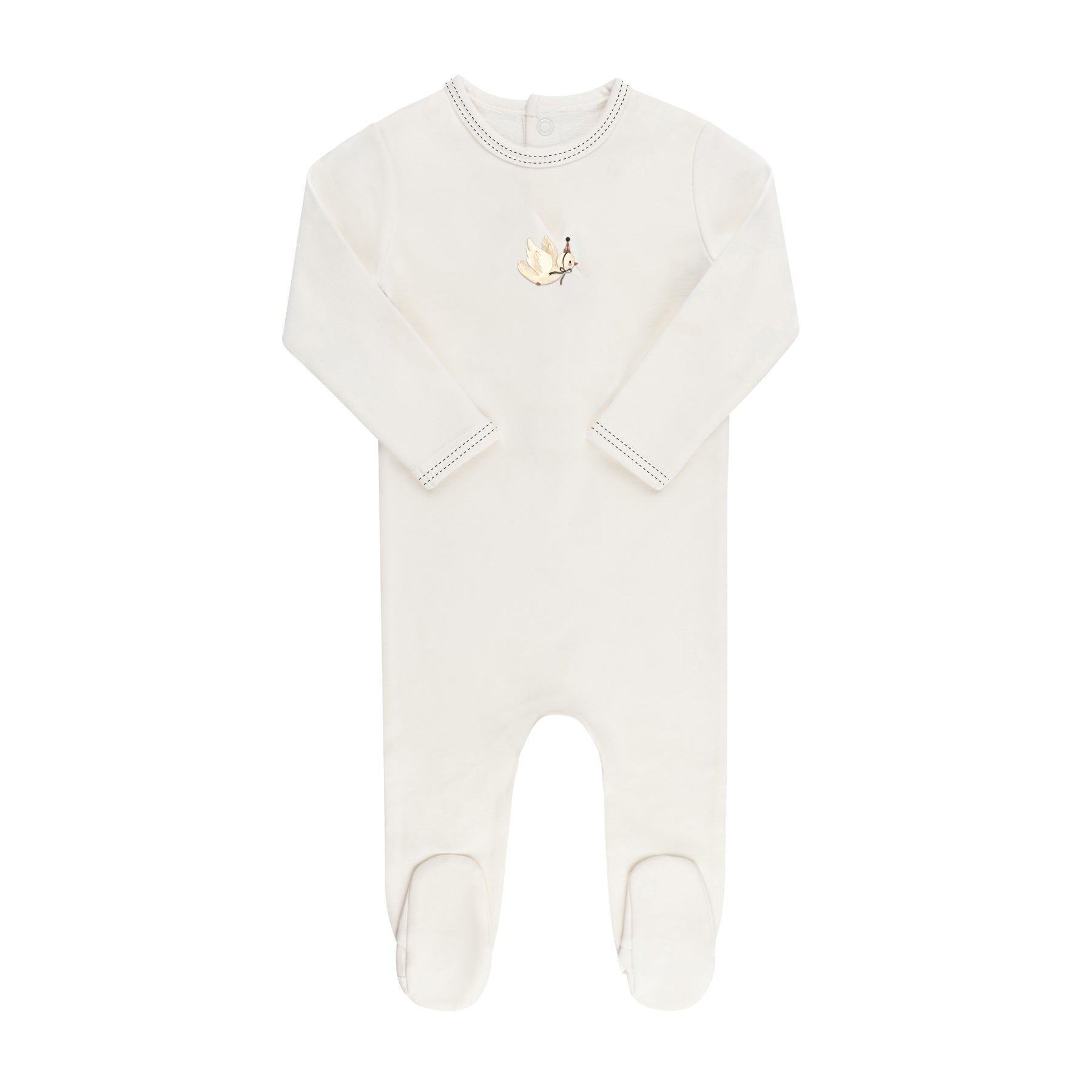 Organic French Terry Bird Collection - Ivory Boy