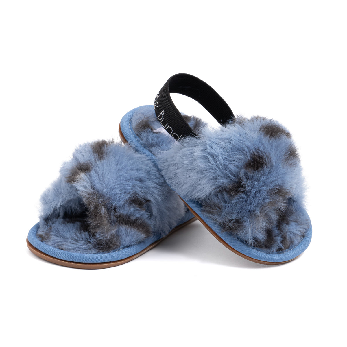 Leopard Baby Boys Slides
