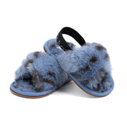 Leopard Baby Boys Slides
