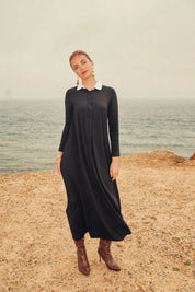 BUTTON FRONT SWING MAXI