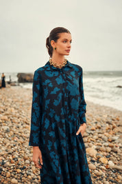 BUTTON FRONT SWING MAXI