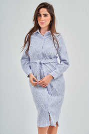 (Cotton) Fringe Dress With Pockets