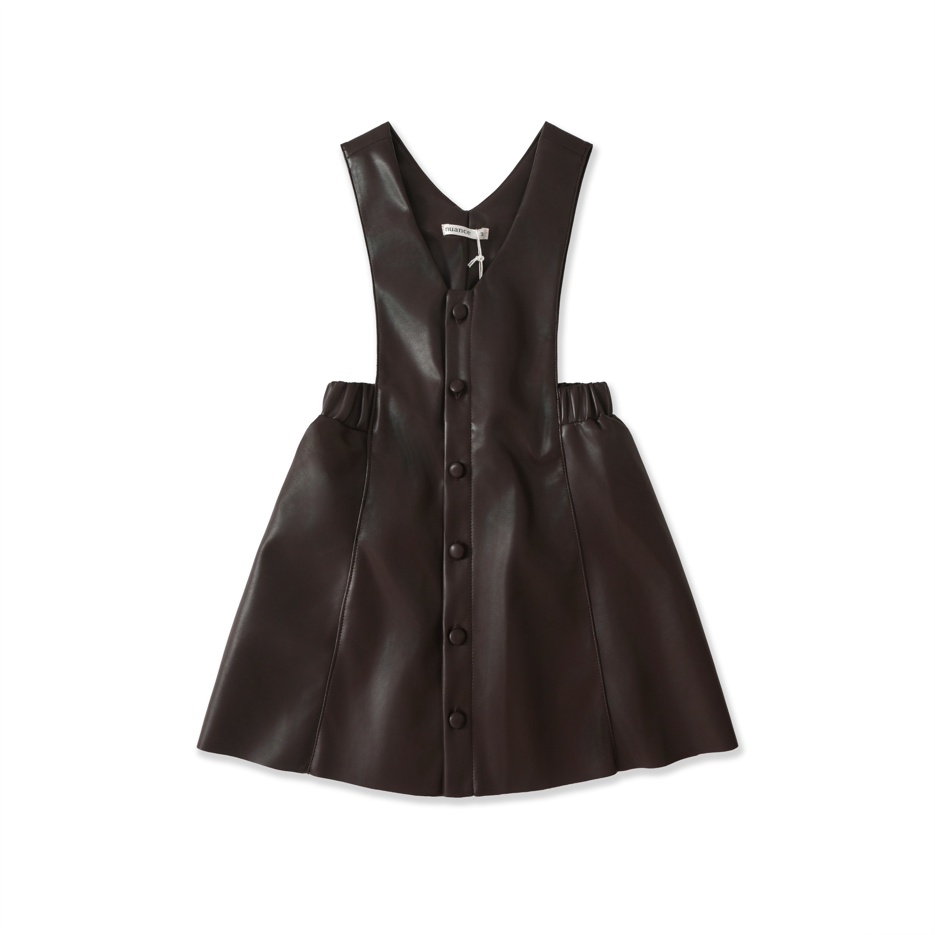 City Chic Collection Faux Leather Jumper 50612