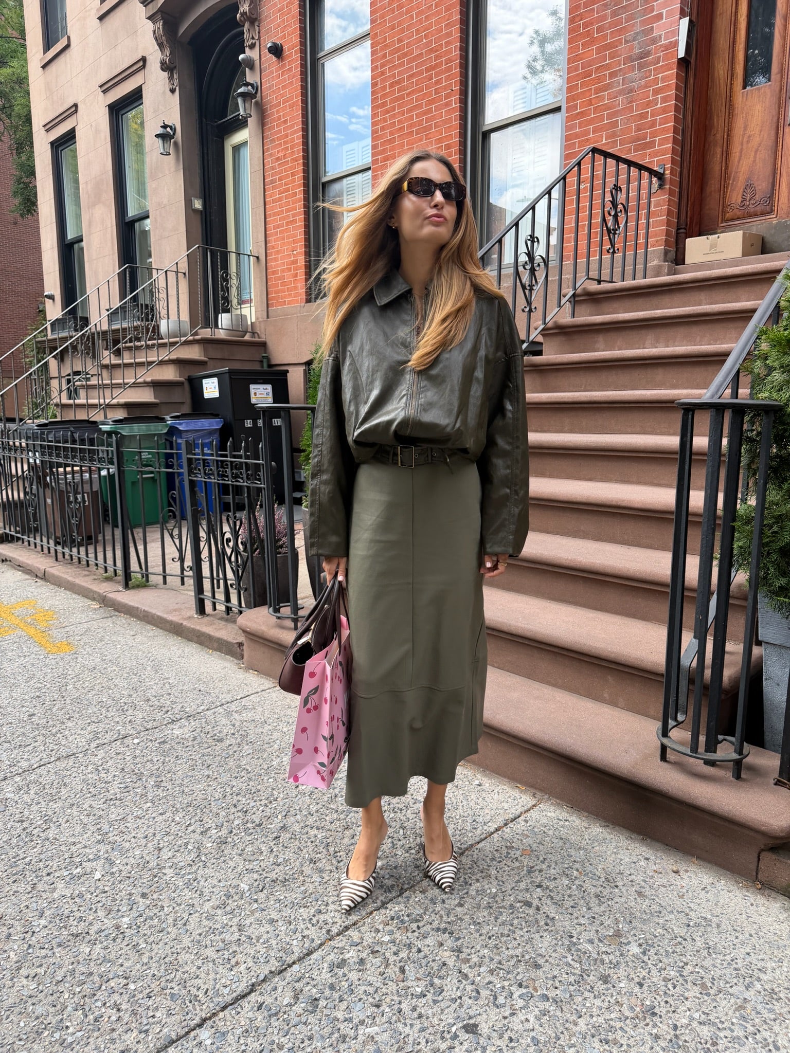 The Leather Maxi Skirt