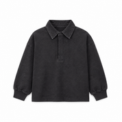 Boys Denim Collar Polo