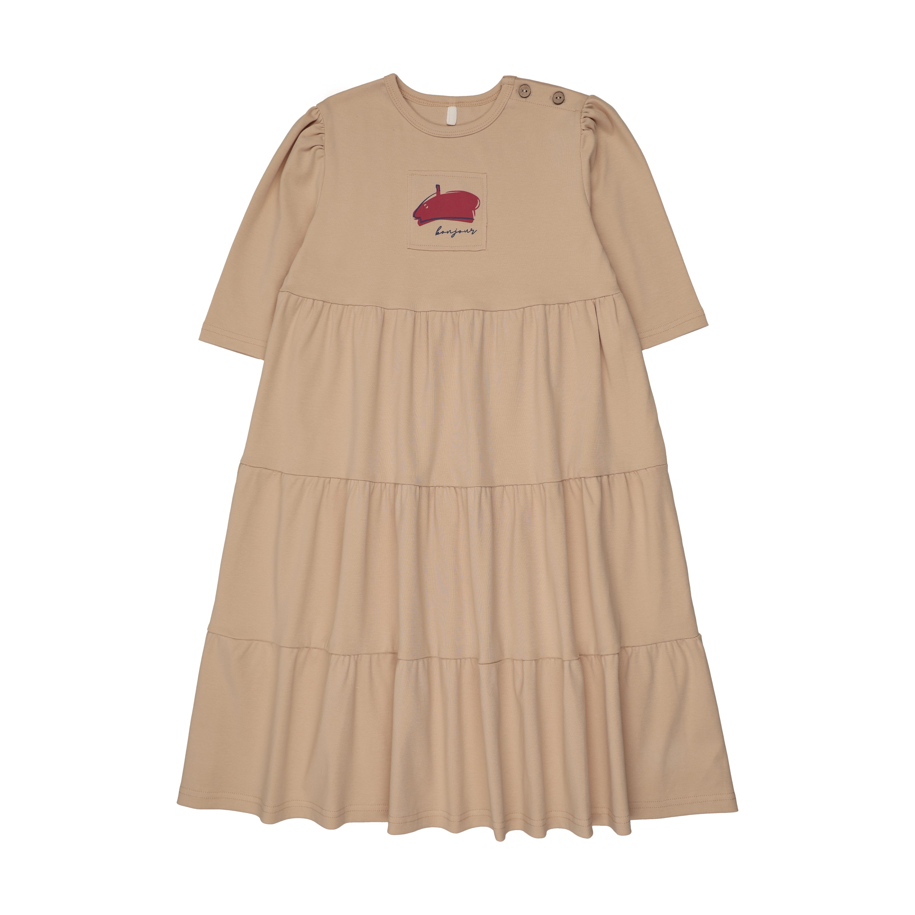 French-3/4-Sleeve-Dress