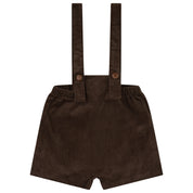 Corduroy Short Overalls