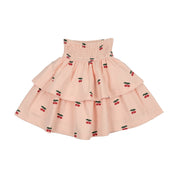 Teela Pink Cherries Skirt