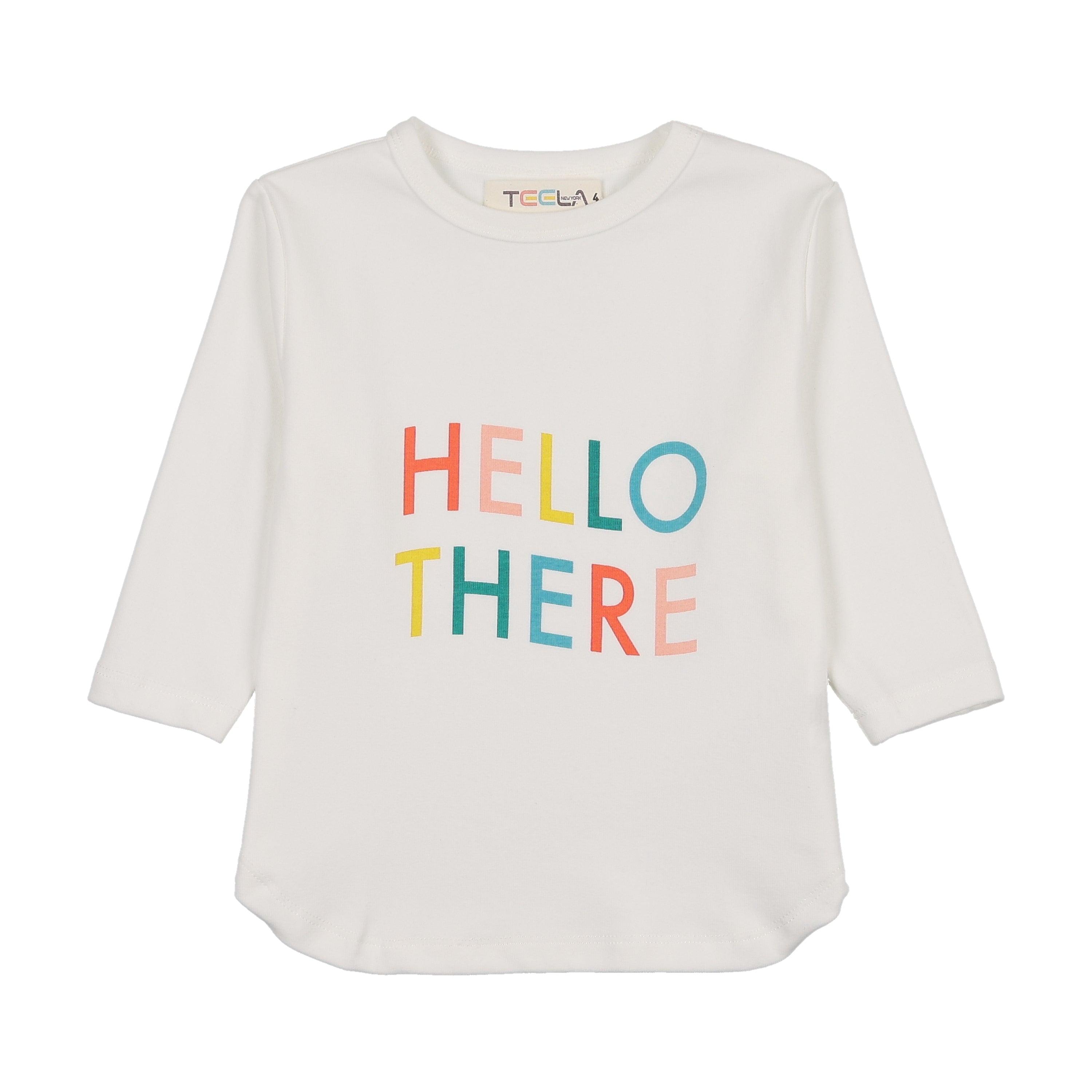 Teela Multi Hello There Girls Top