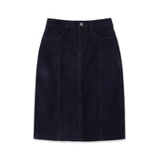 Denim Column Skirt 75043