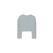 Organic Embroidered Collar Collection - Blue Leaf