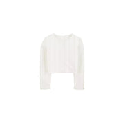 Organic Embroidered Collar Collection - Ivory Heather