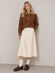 OVERSIZED COLLARED SWEATER