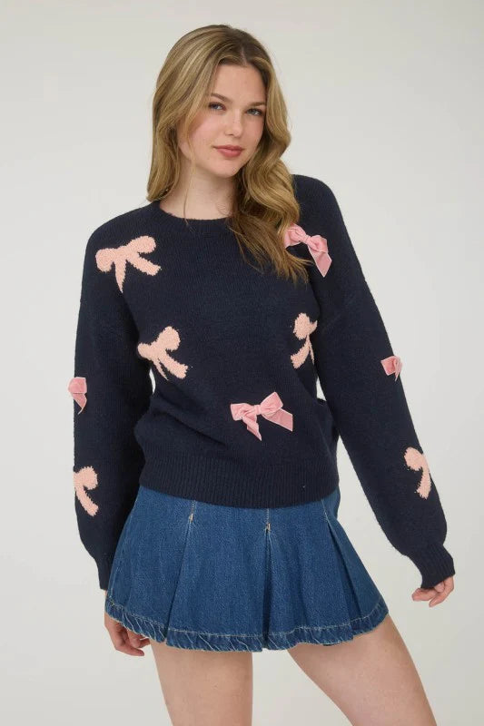 Signature Bow Sweater