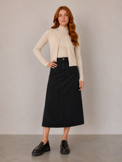 TEXTURED CARDIGAN