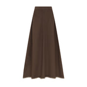 Frayed Hem Denim Skirt- Teen