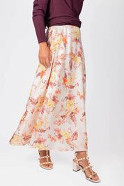 Dakota Skirt (Beige Ground)