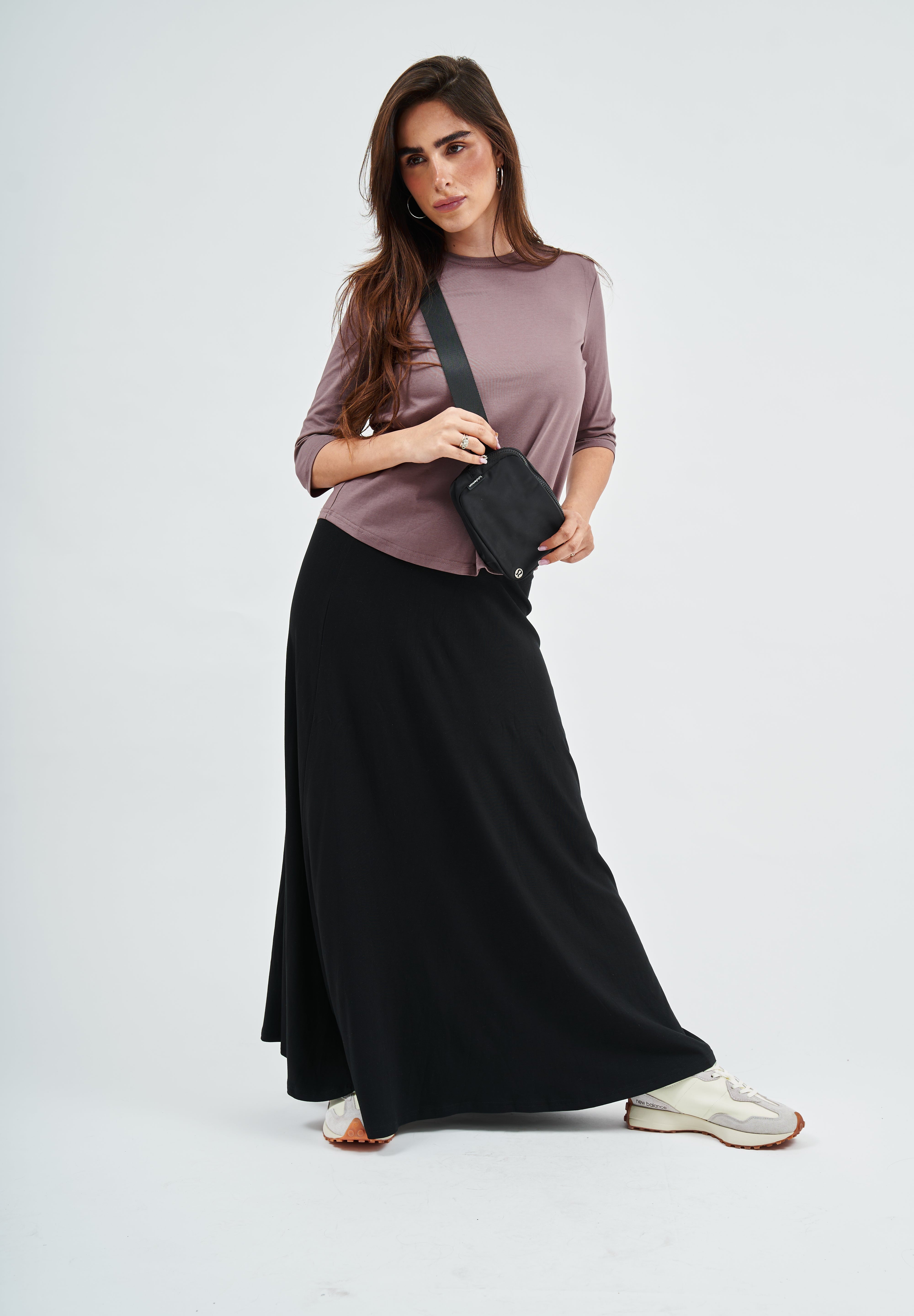Black Dalia Maxi Skirt