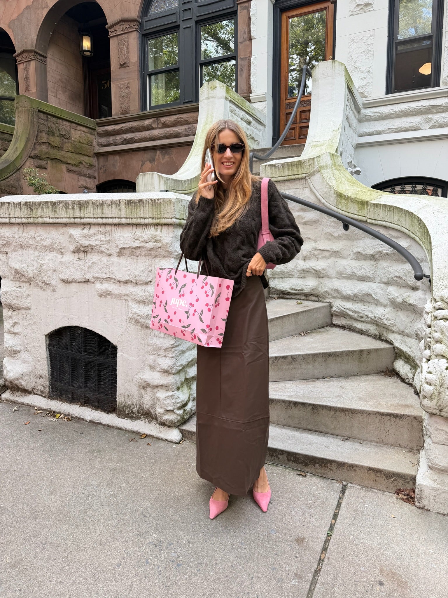 The Leather Maxi Skirt
