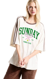 Sunday Tennis Club Graphic Tshirt