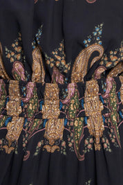 Damask Midi Dress