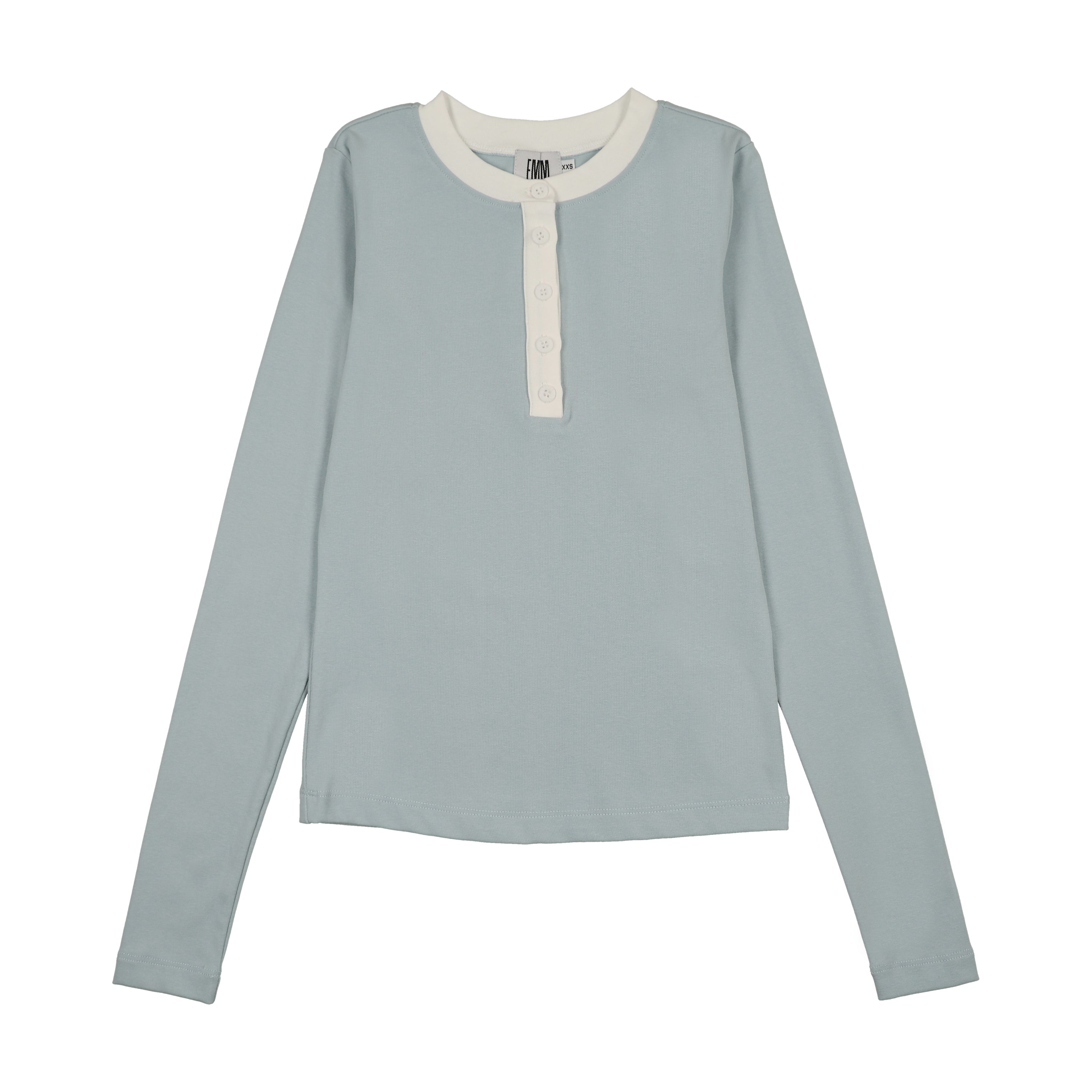 Teela Blue Henley Tee