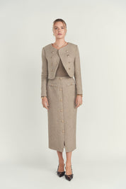 Column Tweed Jacket