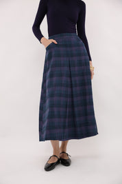 Tia Plaid Skirt
