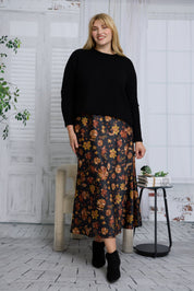 COSMO SKIRT PLUS - FLORAL