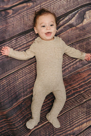 Desert Tan Thick Ribbed Pocket Footie