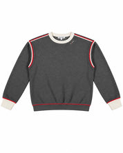 Contrast Piping Sweatshirt