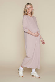 Avon Maternity Dress in Blush
