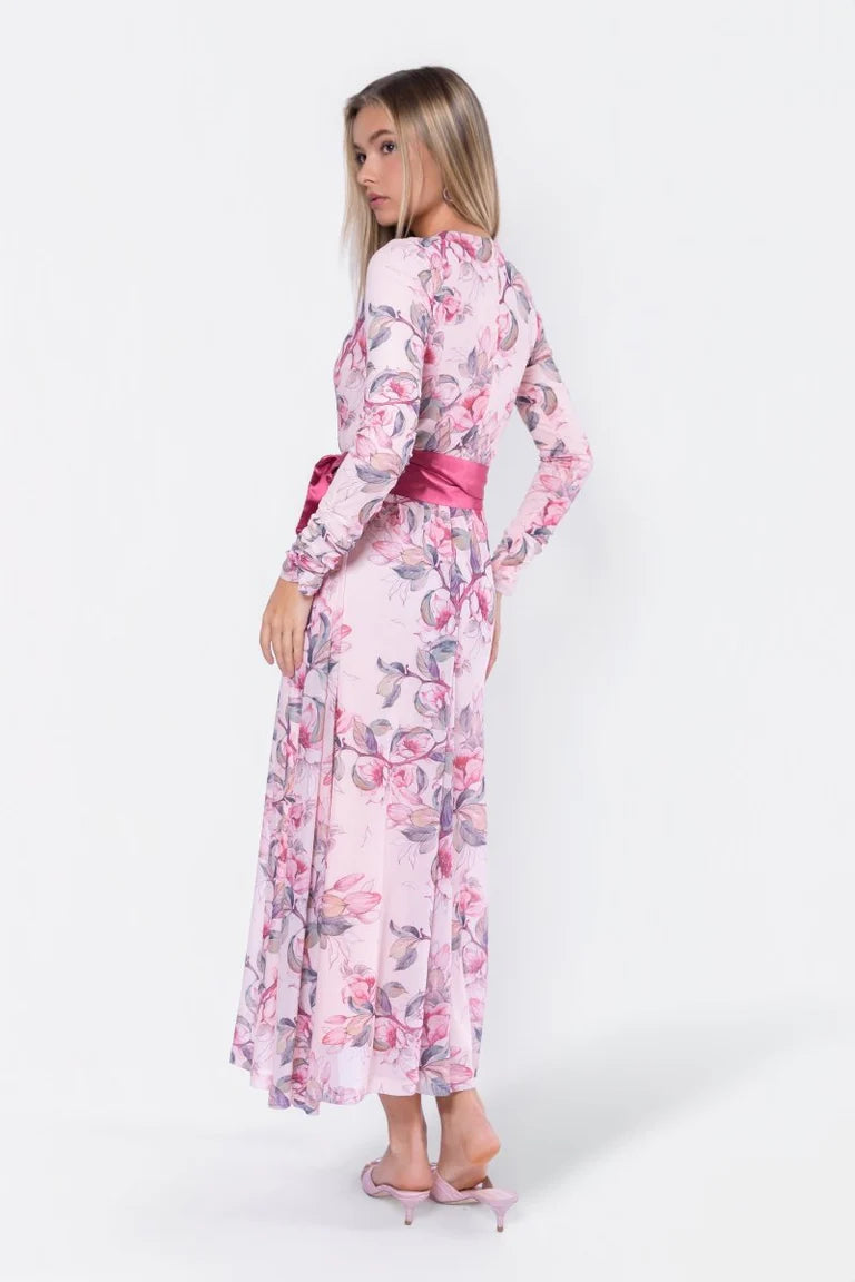 Florence Dress 53" (Ivory Flower)