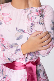 Florence Dress 53" (Ivory Flower)