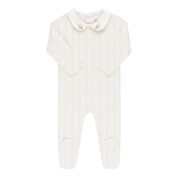 Organic Embroidered Collar Collection - Ivory Heather