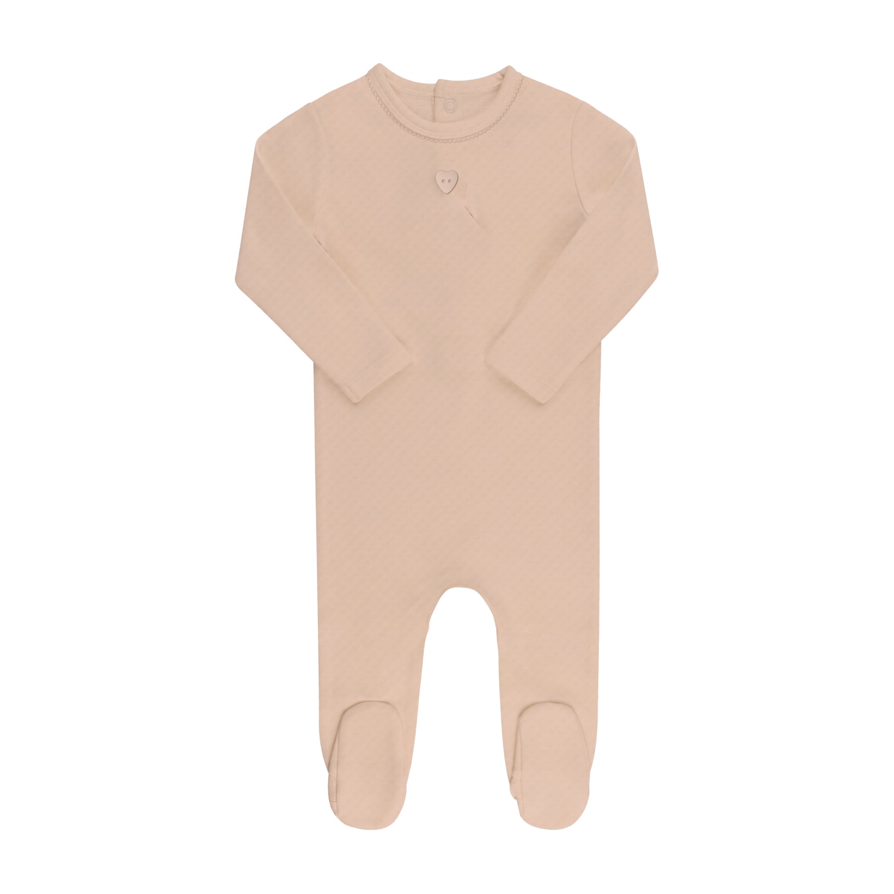 Pointelle Heart - Pink