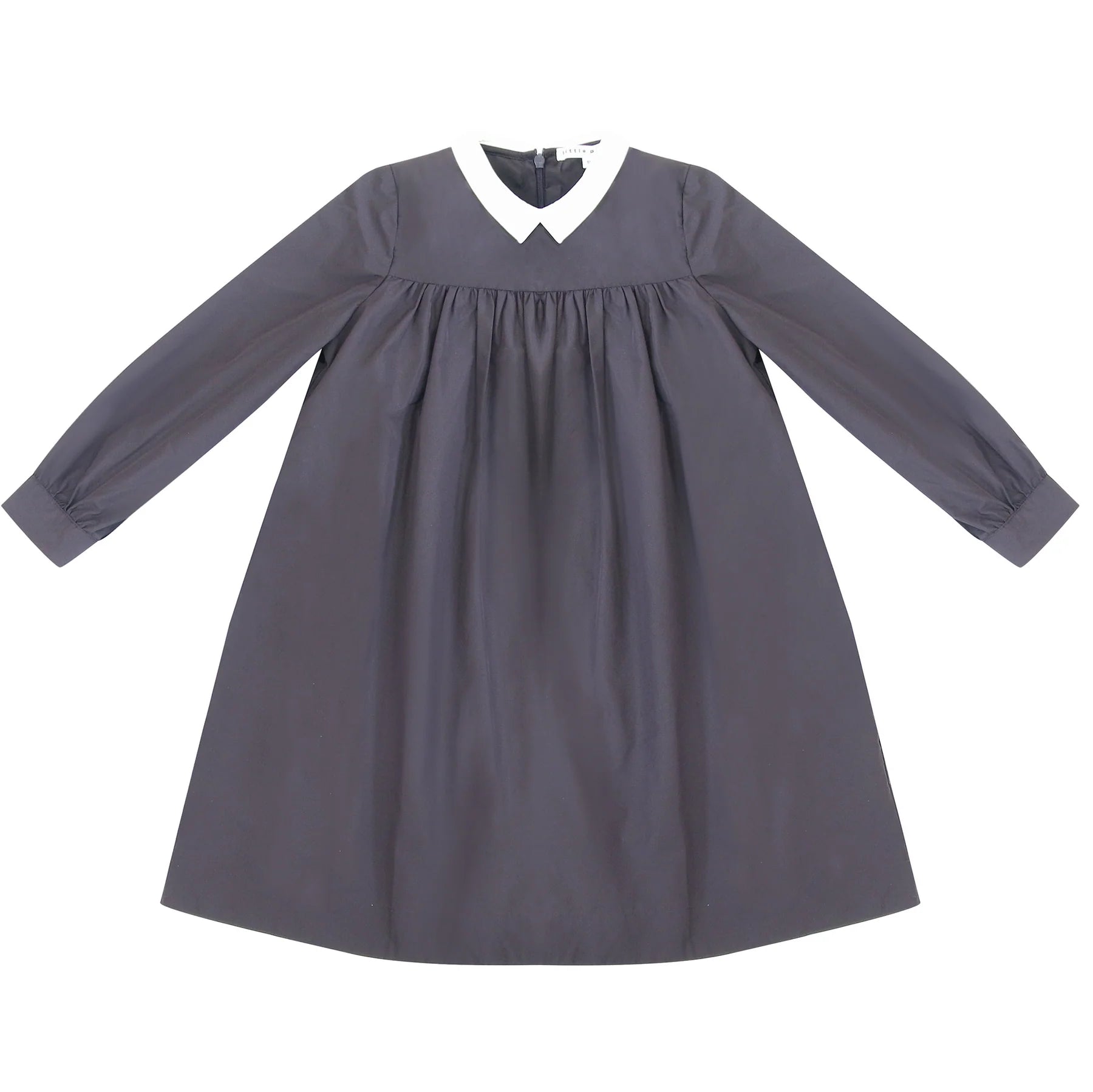 Collar Taffeta Dress