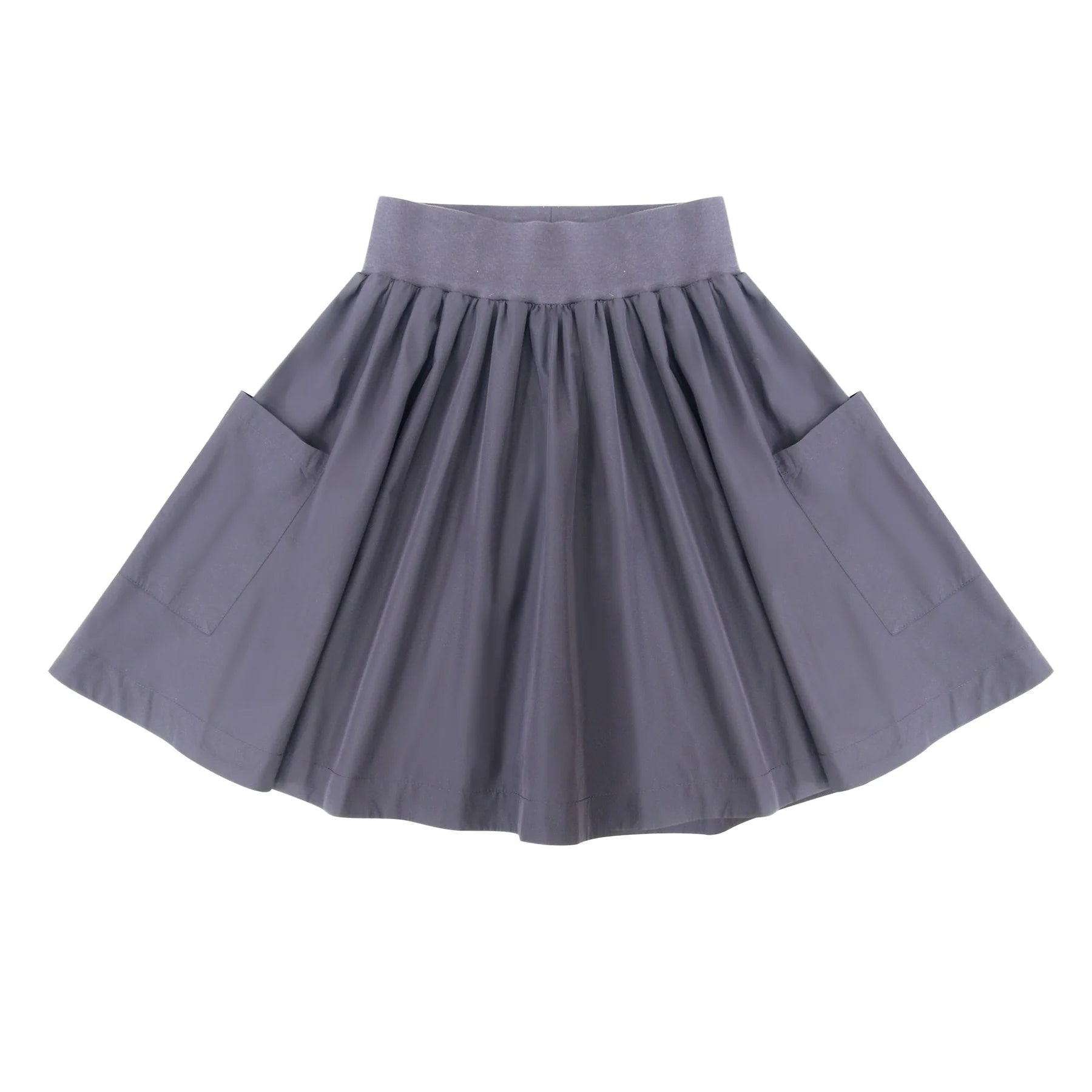 Girls Taffeta Knee-Length Skirt